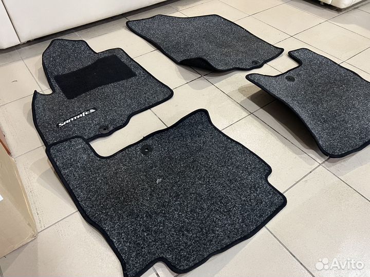 Коврики в салон текстильные для Santa Fe