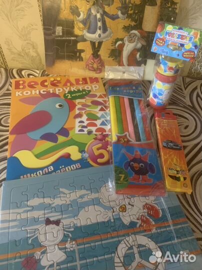 Наборы для творчества,пазлы,игры
