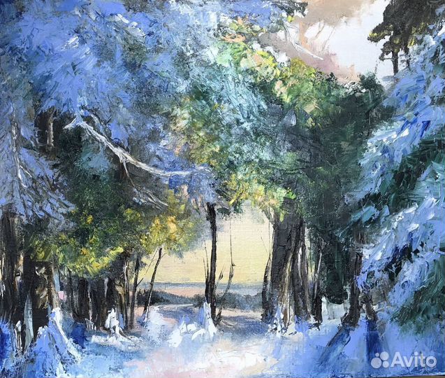 Картина маслом пейзаж