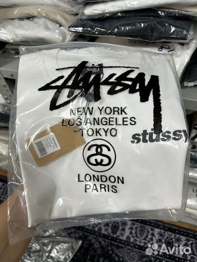 Футболка Stussy SS22 Ice Cream белая