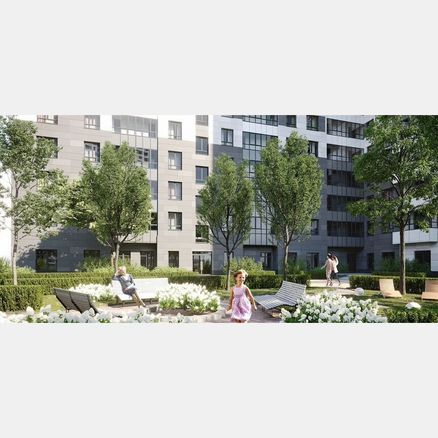 2-к. квартира, 42,9 м², 22/24 эт.