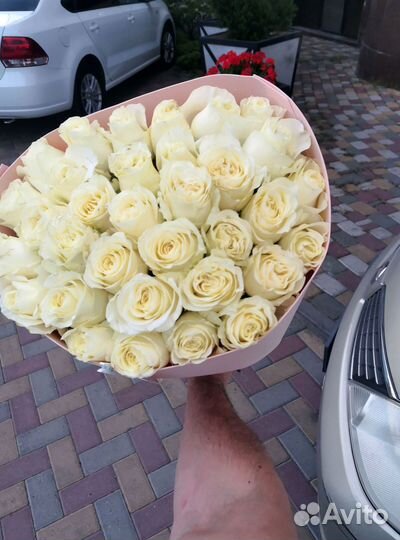 Розы с доставкой, букет роз 101