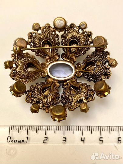 Брошь винтаж чехословакия