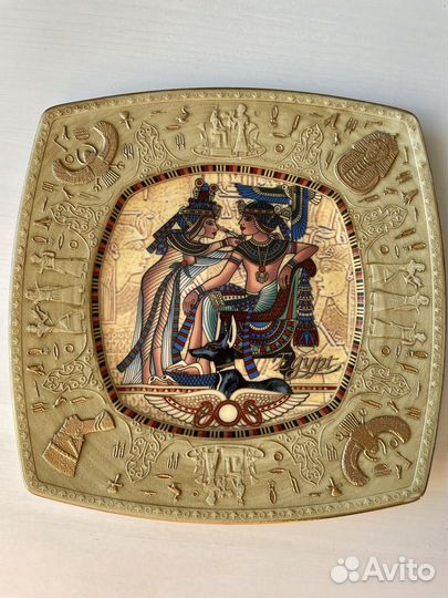 Декоративная тарелка Египет на подставке