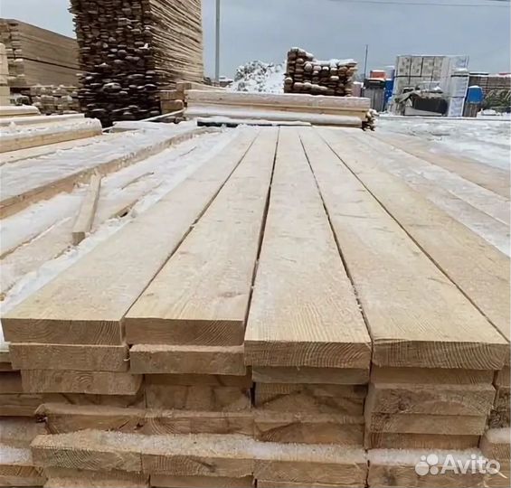 Доска обрезная 50х200х6000