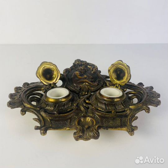 Антикварная чернильница