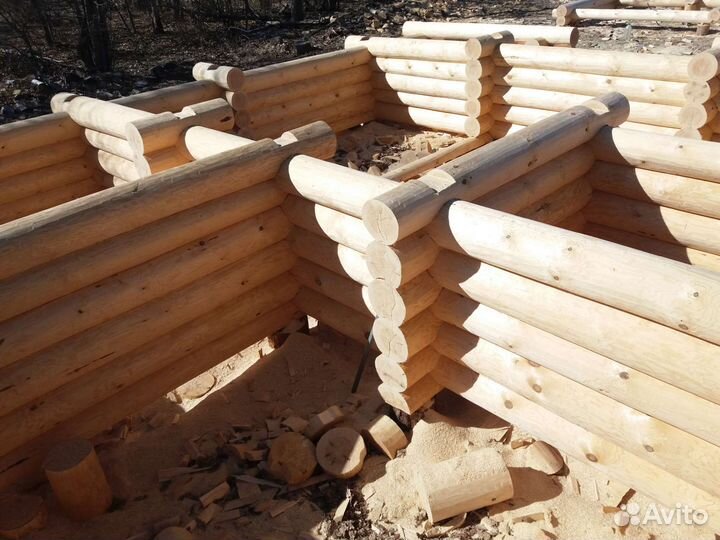 Срубы идеальнейшей ручной рубки