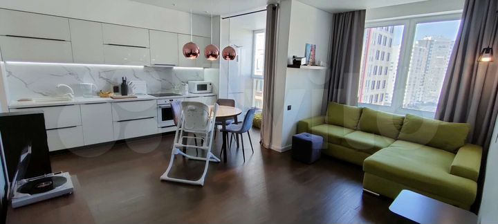 3-к. квартира, 62,5 м², 11/16 эт.