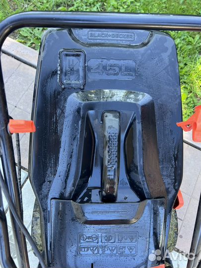 Газонокосилка электрическая black decker