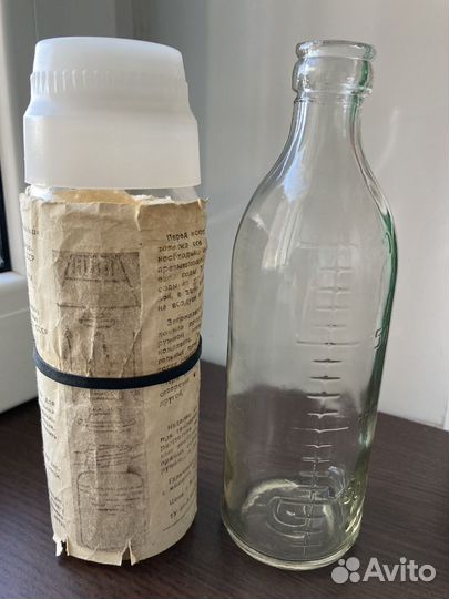 Бутылочки для кормления стекло СССР
