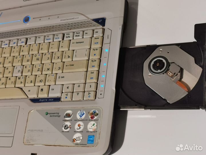 Ноутбук Acer Aspire 5920g на з/п