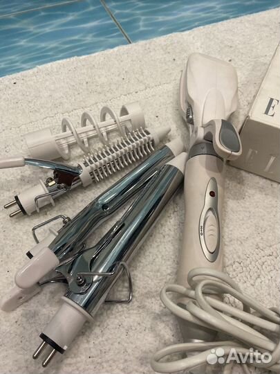 Набор для укладки завивки волос, плойка, гофре