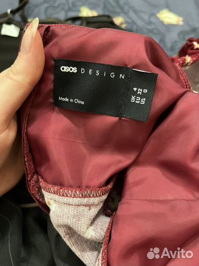 Вельветовое платье ASOS