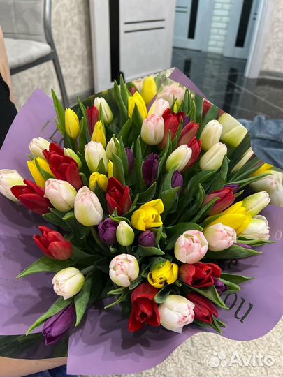Тюльпаны в розницу к 8 марта