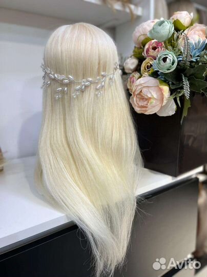 Голова манекен из натуральных волос