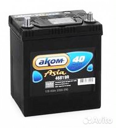 Аккумулятор akom asia 6CT- 40 оп 46B19R