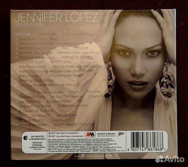 CD Jennifer Lopez - Greatest Hits 2CD / Star Mark