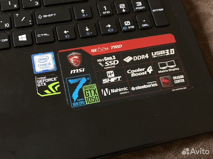 Игровой ноутбук MSI