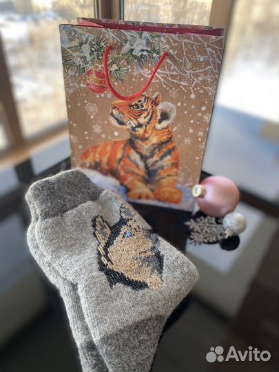 Носки мужские шерстяные новые вязанные