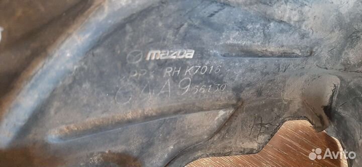 Подкрылок правый mazda 6 gh rhk7016