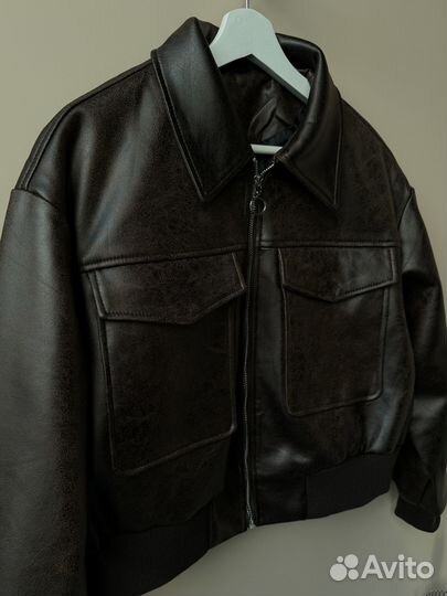 Куртка кожаная женская