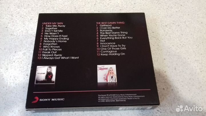 CD Box-set Avril Lavigne