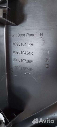 Обшивка двери передняя левая Renault Duster 2