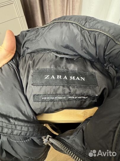 Мужская куртка пуховик Zara
