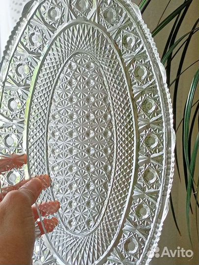 Ваза хрустальная большая СССР