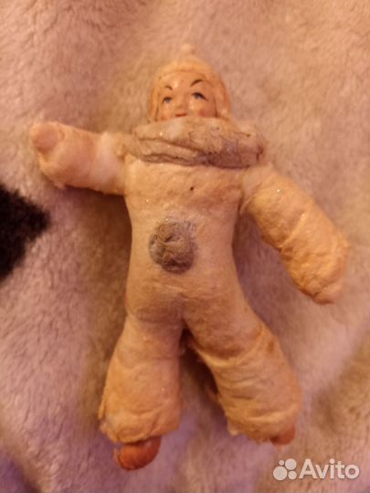 Старинная елочная игрушка Пьеро