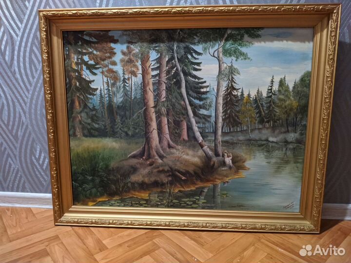 Картина маслом на холсте пейзаж