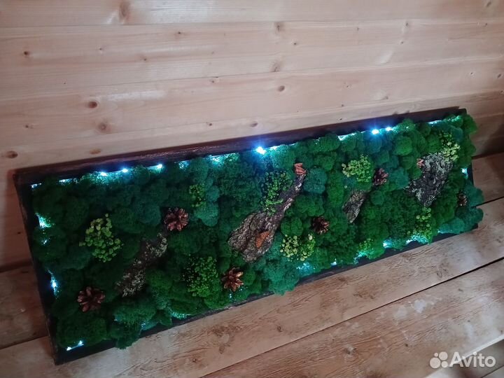 Панно из мха