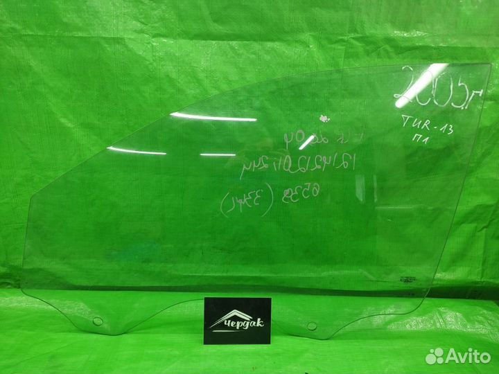 Стекло двери лев. перед. Volkswagen Touareg