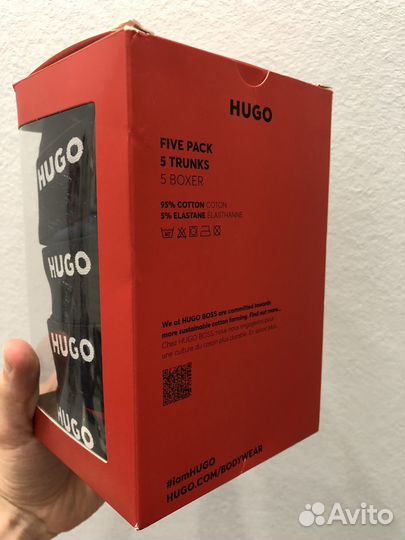 Комплект трусов Hugo 5шт M, оригинал