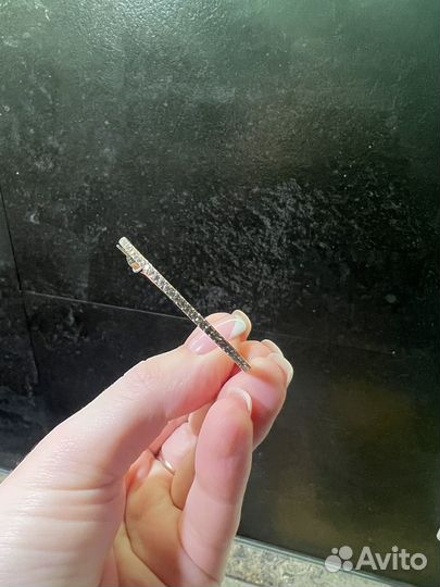 Серьги конго кольца со стразами River Island