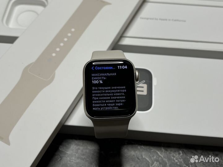 Часы Apple Watch SE 2nd Gen 2022 40 mm 100 акб