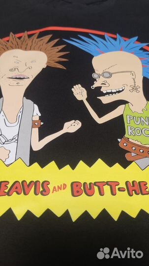Футболка Beavis and Butt-Head/punks (M)