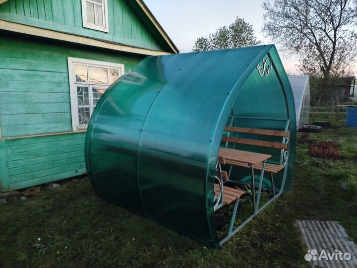 Беседка оцинкованная Лотос