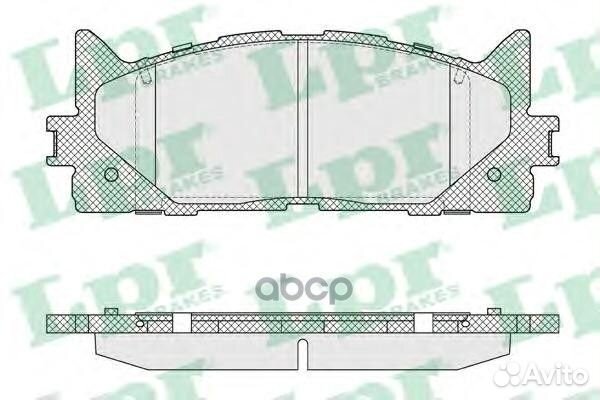 Колодки тормозные дисковые 05P1593 Lpr