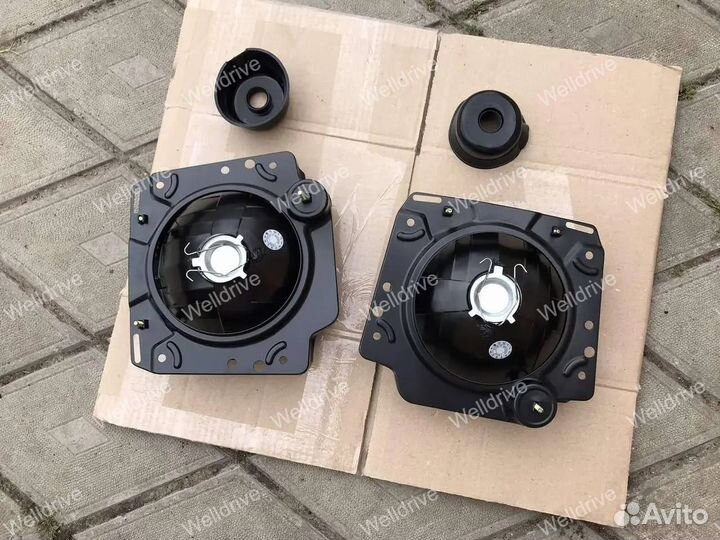 Фары VW Golf 2 83-91 тонированные галоген