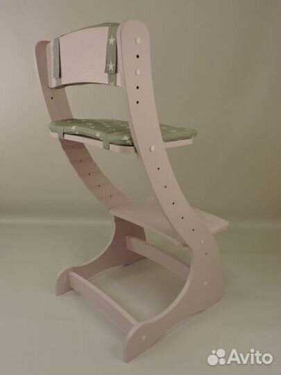 Детский растущий стульчик(шлиф, нешлиф, окраш) N42