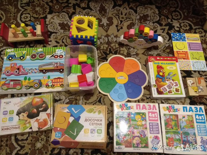 Развивающие игрушки от 2 лет пакетом