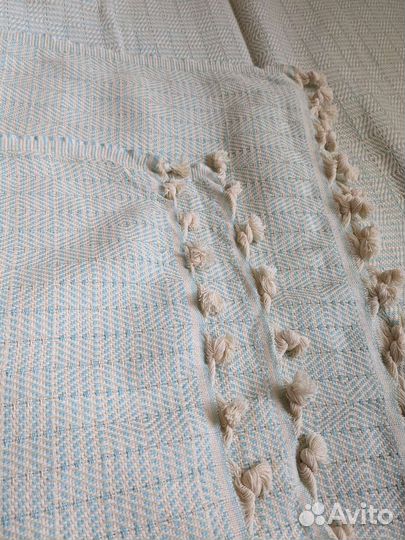 Плед покрывало 180/220. Хлопок Турция