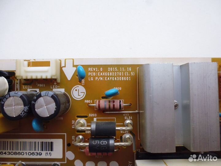 Блок питания EAX66822701(1.5) от LG 43LH541V