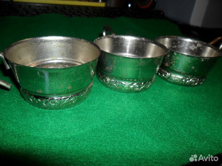 Подстаканники СССР Мельхиор