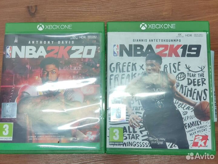 Диски на xbox ONE(S,X);NBA 2k19 NBA 2k20