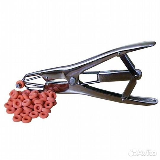 Щипцы для кастрации/купирования - эластатор+кольца