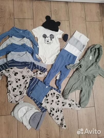 Одежда HM для новорожденных