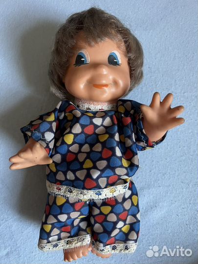 Кукла винтаж. Редкая. Глазастик. ГДР