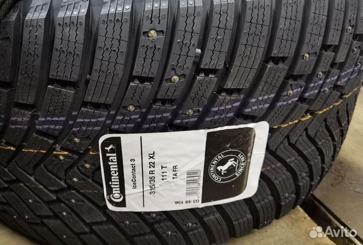 Continental IceContact 3 315/35 R22 и 275/40 R22